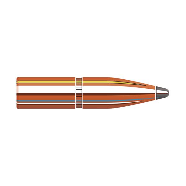 Hornady InterLock Bullets, 28 Calibre, 7MM (0.284" diameter) 175 Grain, Spire Point Bullet 100/Box