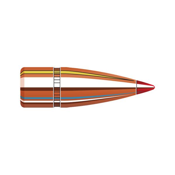 Hornady SST Bullets 30 Calibre, (0.308" diameter) 125 Grain, Polymer Tip Flat Base 100/Box