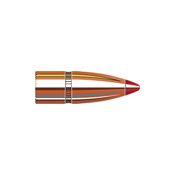 Hornady FTX Bullets 30 Calibre (0.308" diameter) 135 Grain Flex Tip eXpanding 100/Box