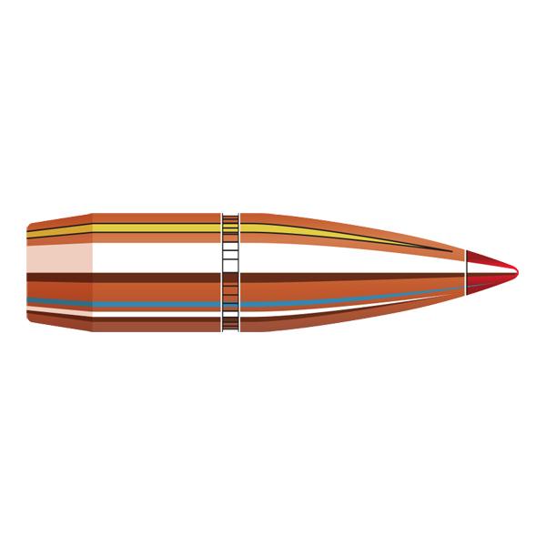 Hornady SST Bullets 30 Calibre, (0.308" diameter) 165 Grain, Polymer Tip Boat Tail 100/Box