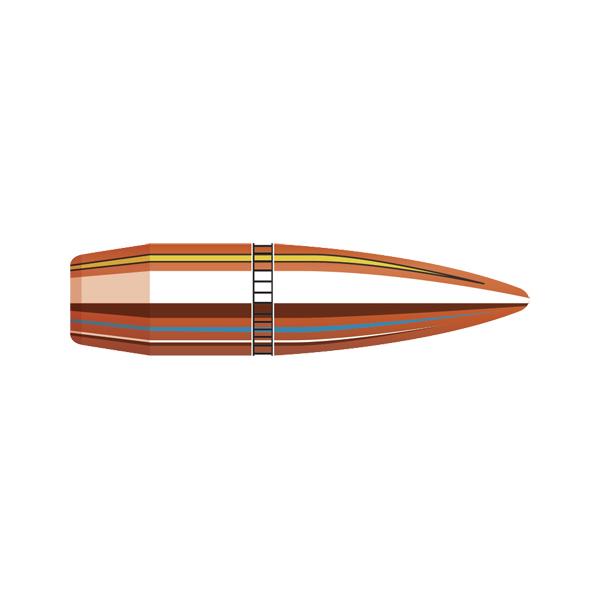 Hornady Traditional Bullets 303 Calibre, 7.7MM (0.311" diameter) 174 Grain, Full Metal Jacket Boat Tail 100/Box