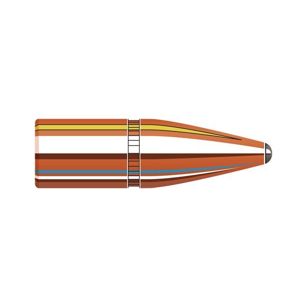 Hornady InterLock Bullets 375 Calibre (375" diameter) 270 Grain Spire Point 50/Box
