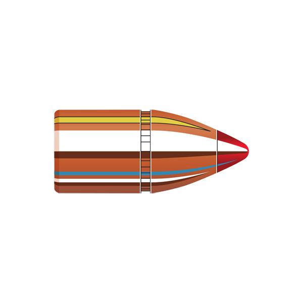 Hornady FTX Bullets 458 Calibre (0.458" diameter) 325 Grain Flex Tip eXpanding 50/Box