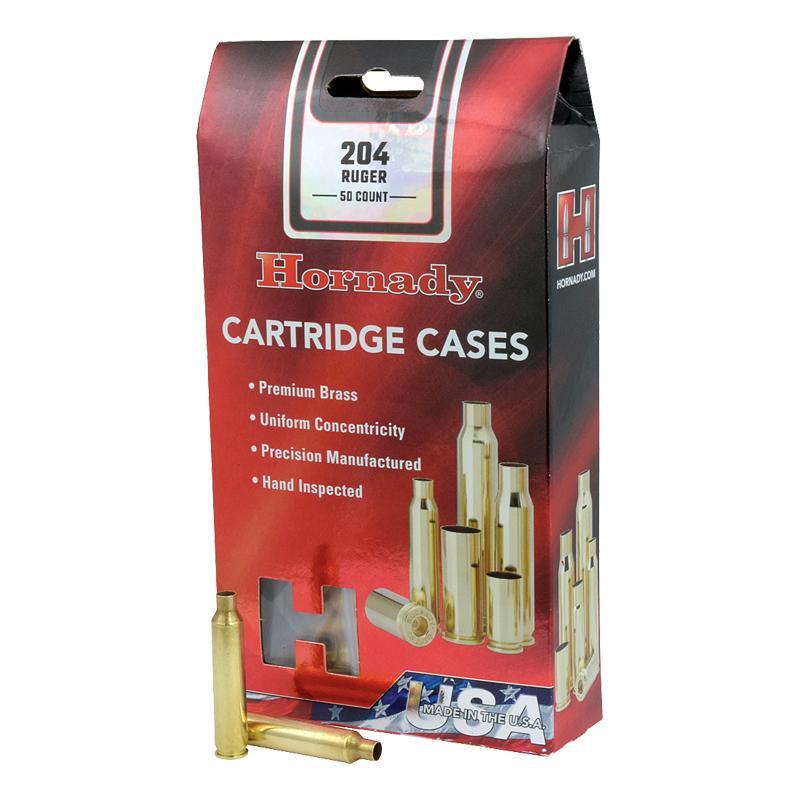 Hornady Brass 204 Ruger Unprimed 50/Box