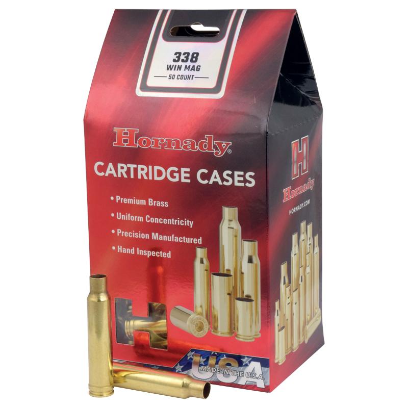 Hornady Brass 338 Winchester Magnum Unprimed 50/Box