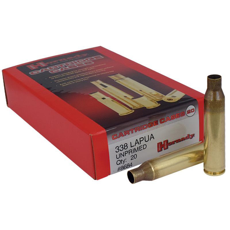 Hornady Brass 338 Lapua Magnum Unprimed 20/Box