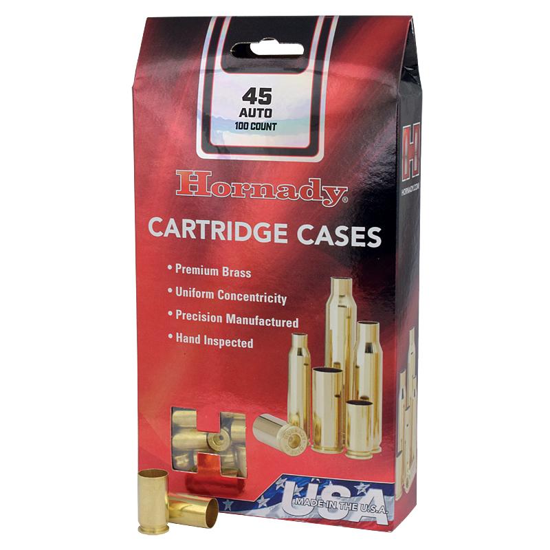Hornady 45 ACP Unprimed Brass 100/Box