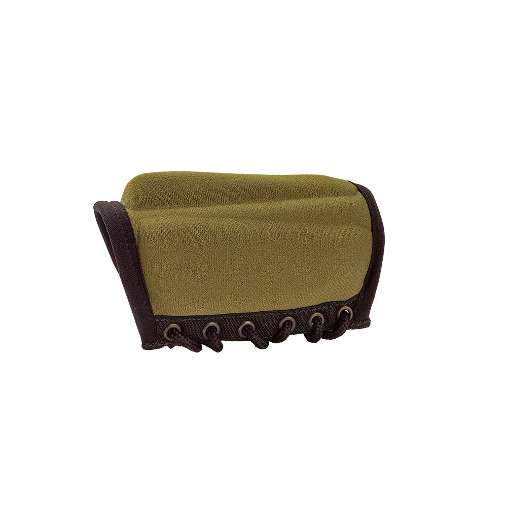 Hunter's of England Rifle Stock Cheek Piece Lefthand, Green