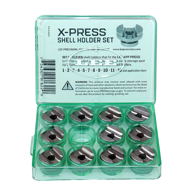 Lee X-Press Shell Holder Set, Pack of 11