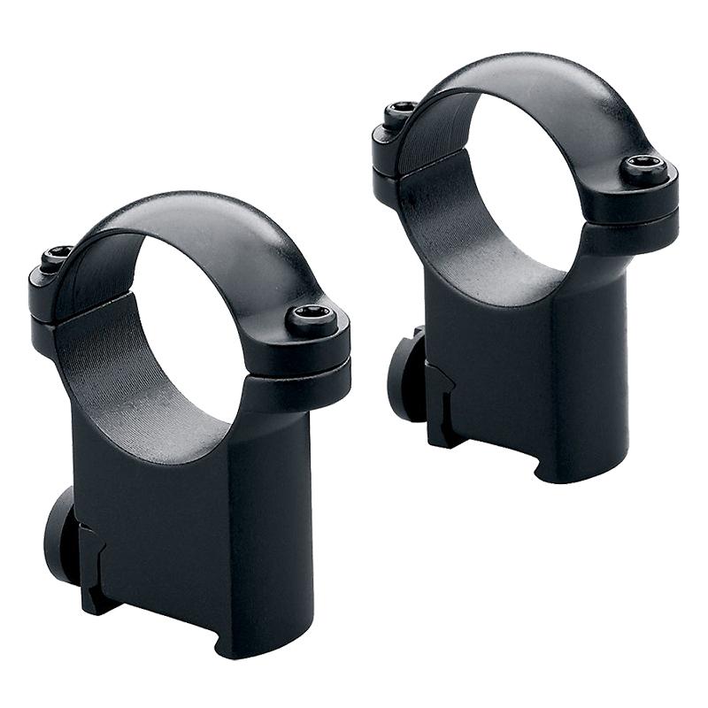 Leupold Sako Ring Mounts, 30MM, High, Matte Black, Steel, 1.06 inches