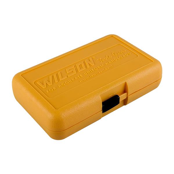 L.E. Wilson Die Kit Storage Box Plastic, Yellow