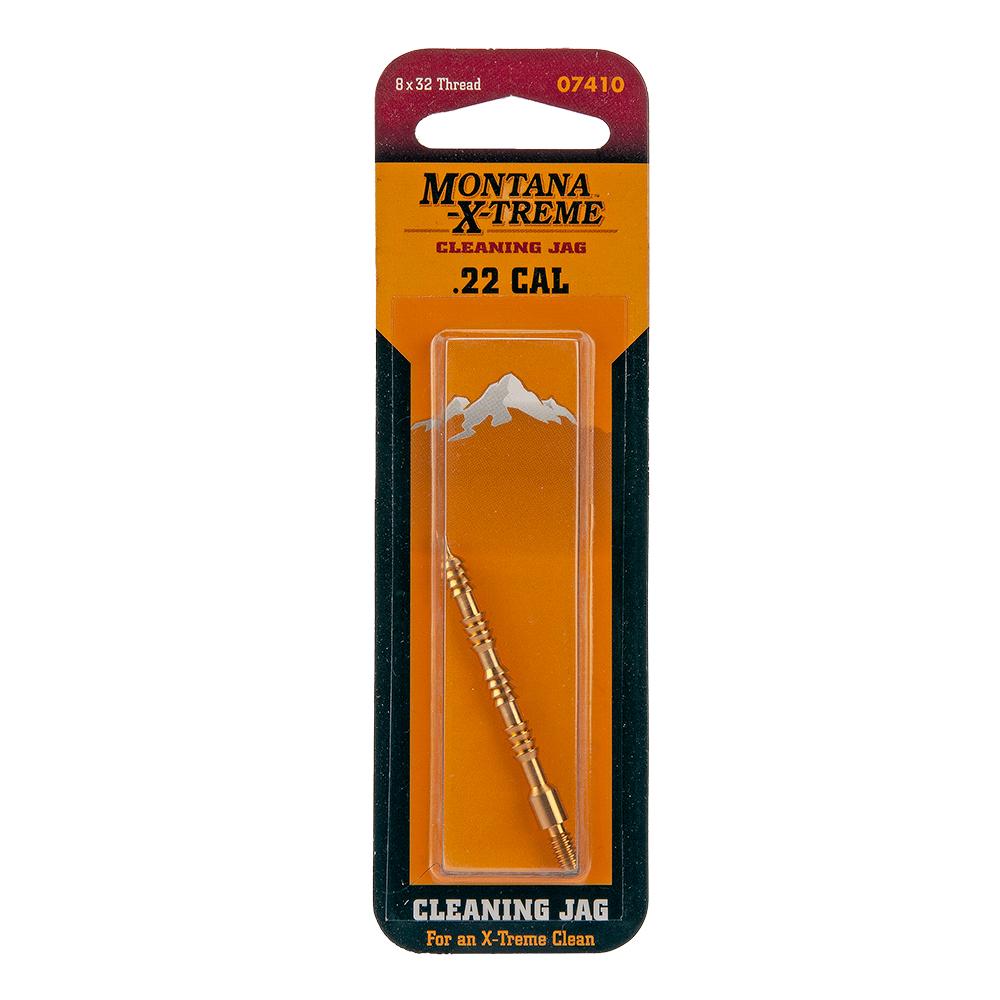 Montana X-Treme Patch Grabber Brass Rifle Cleaning Jag, 22 Calibre 8-32 Thread