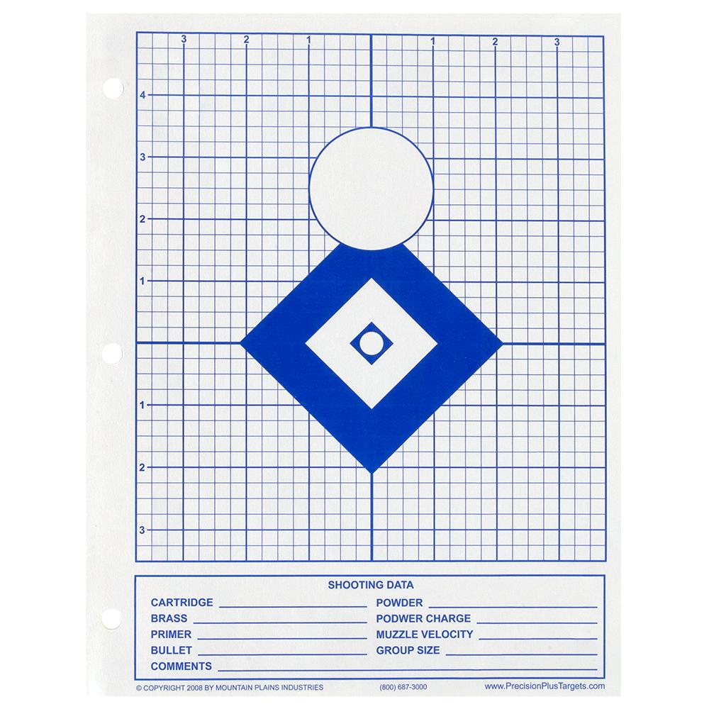 Mountain Plains Precision Plus Orange Label Targets 25 per Pack