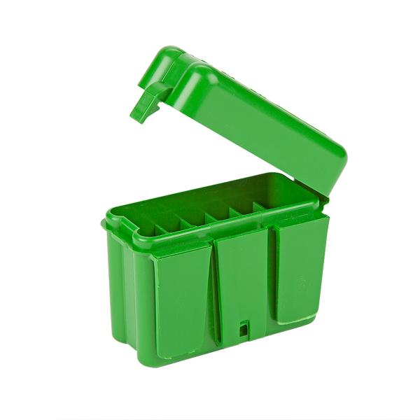 MTM Rifle R-20 Series Flip-Top Belt-Style 20 Round Plastic Ammo Carrier, Green
