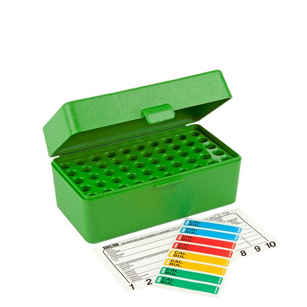 MTM Rifle 22-HORN Series Flip-Top 50 Plastic Round Ammo Box, 22 Hornet, 30 Carbine