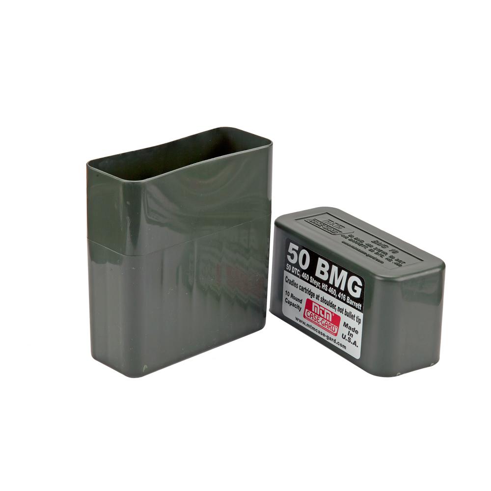 MTM Slip-Top Ammo Box 50 BMG 10-Round Plastic Forest Green