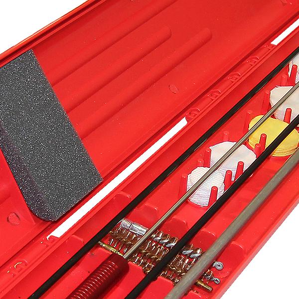 MTM Cleaning Rod Case Plastic, Red