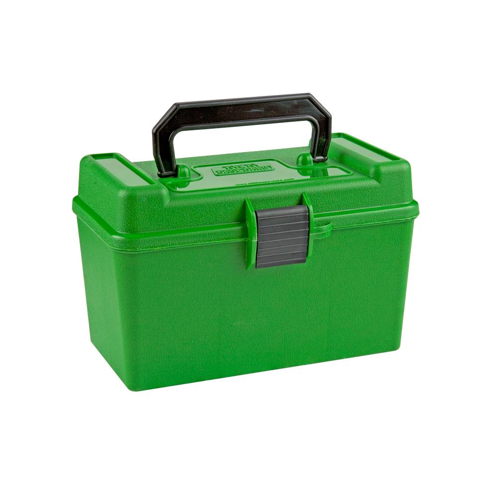 MTM Rifle Deluxe H-50 Series Flip-Top Ammo Box with Handle, H50-RL, 220 Swift, 30-06 Springfield, 8x57MM Mauser