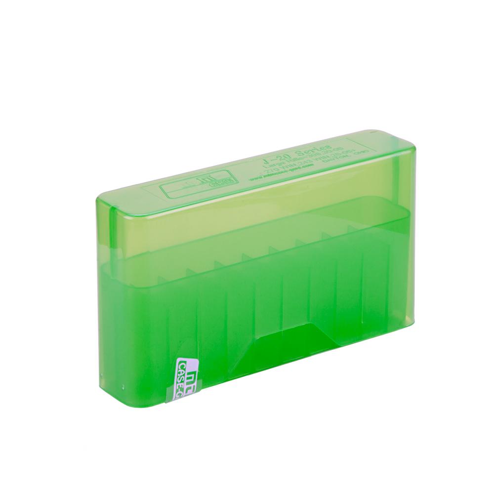 MTM Rifle J-20 Series Slip-Top 20 Round Ammo Box Plastic, J20-L, 220 Swift, 308 Winchester, 30-06 Springfield