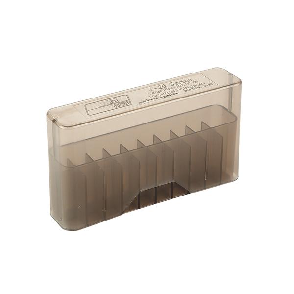 MTM Rifle J-20 Series Slip-Top 20 Round Ammo Box Plastic, J20-L, 220 Swift, 308 Winchester, 30-06 Springfield