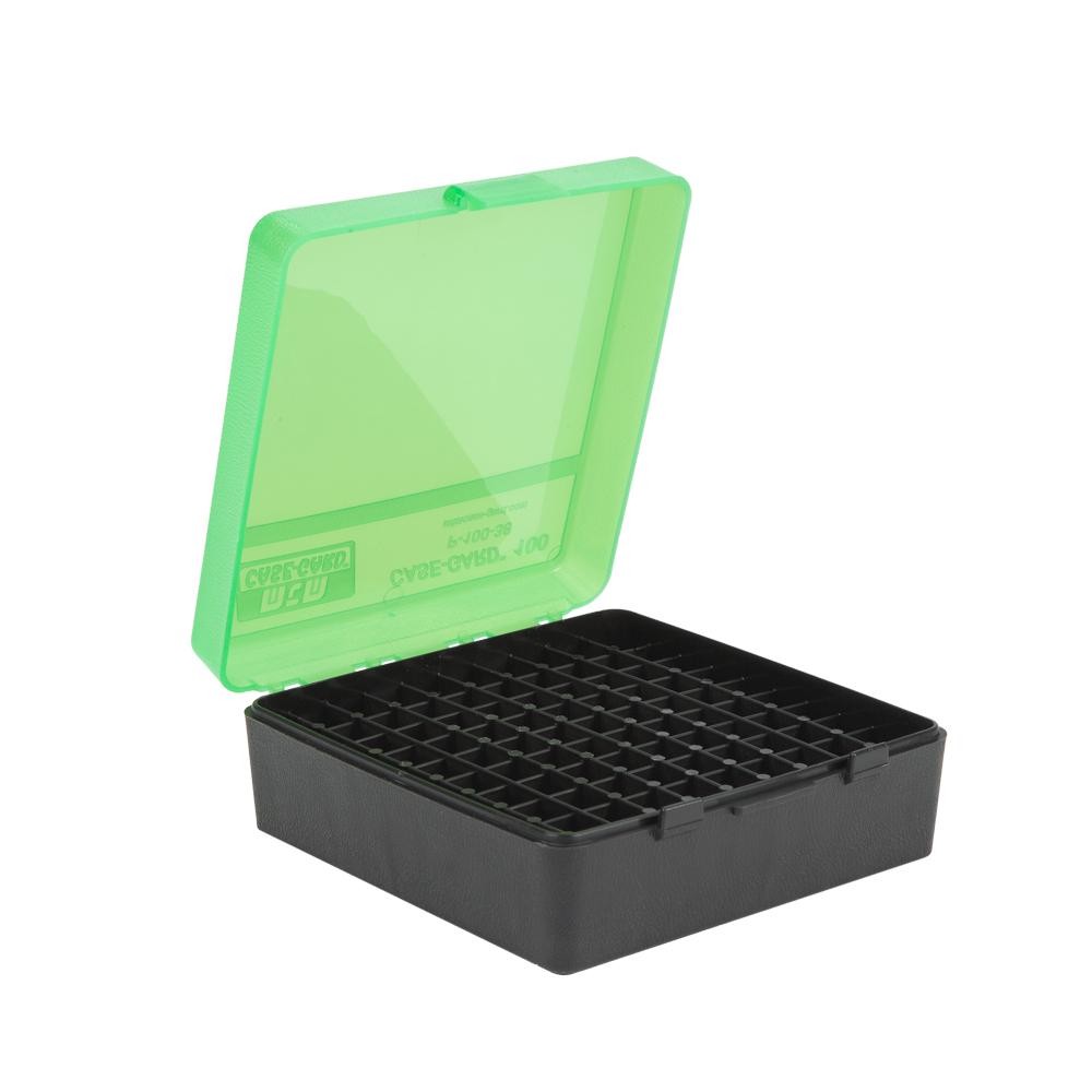 MTM Handgun P-100 Series Flip-Top 100 Round Plastic Ammo Box,  38 Special, 357 Magnum