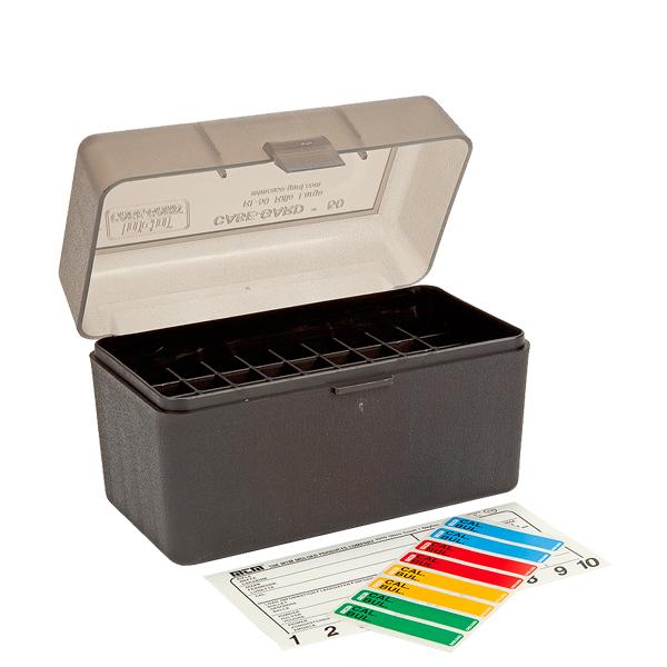 MTM Rifle RL-50 Series Flip-Top 50 Round Plastic Ammo Box, 25-06 Remington, 6.5 X 55 SE, 30-06 Springfield