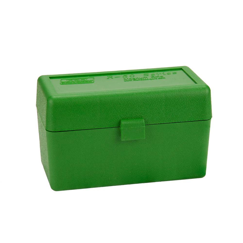 MTM Rifle RLLD-50 Series Flip-Top 50 Round Plastic Ammo Box, 303 British, 300 Winchester Magnum, 375 H&H Magnum
