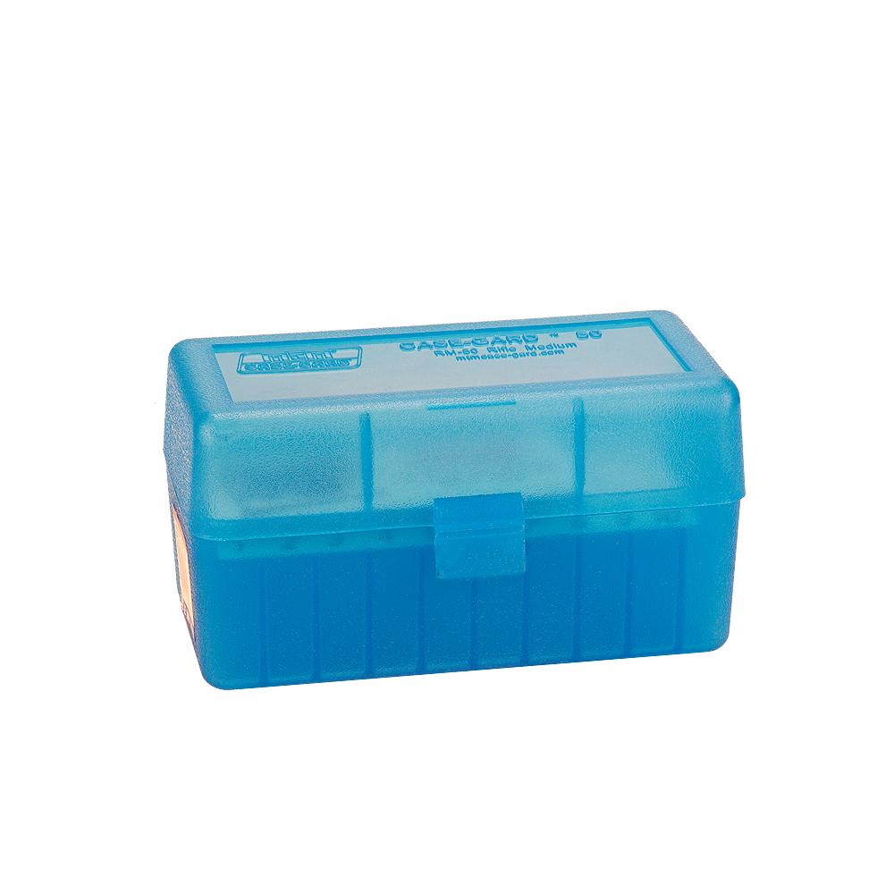 MTM Rifle RM-50 Series Flip-Top 50 Round Plastic Ammo Box, 220 Swift, 6.5 Creedmoor, 308 Winchester