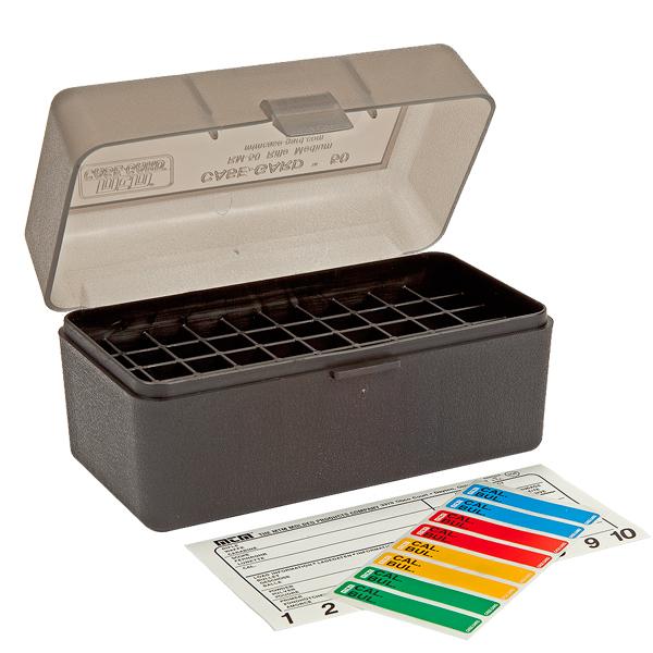 MTM Rifle RM-50 Series Flip-Top 50 Round Plastic Ammo Box, 220 Swift, 6.5 Creedmoor, 308 Winchester
