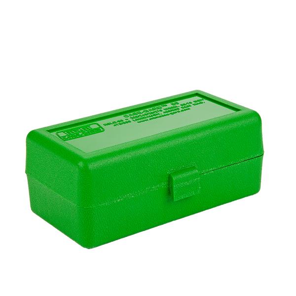 MTM Rifle RSLD-50 Series Flip-Top 50 Round Plastic Ammo Box, 223 WSSM, 25 WSSM