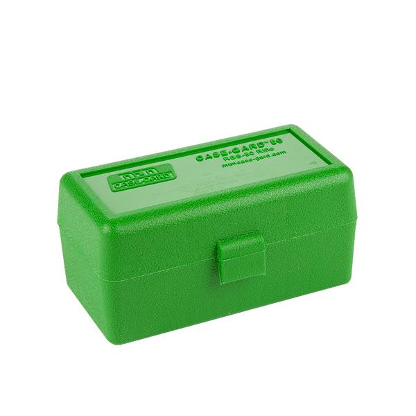 MTM Rifle RS-S-50 Series Flip-Top 50 Round Plastic Ammo Box, 22-250 Remington, 6 BR, 6 PPC