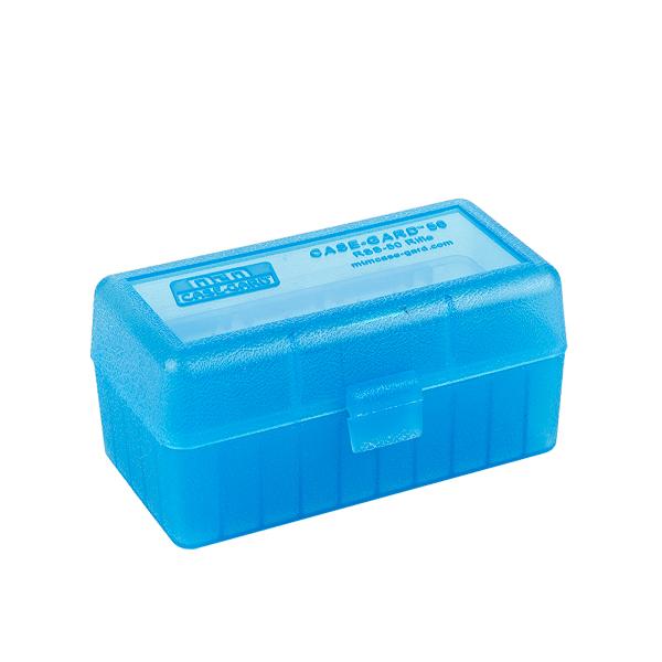 MTM Rifle RS-S-50 Series Flip-Top 50 Round Plastic Ammo Box, 22-250 Remington, 6 BR, 6 PPC