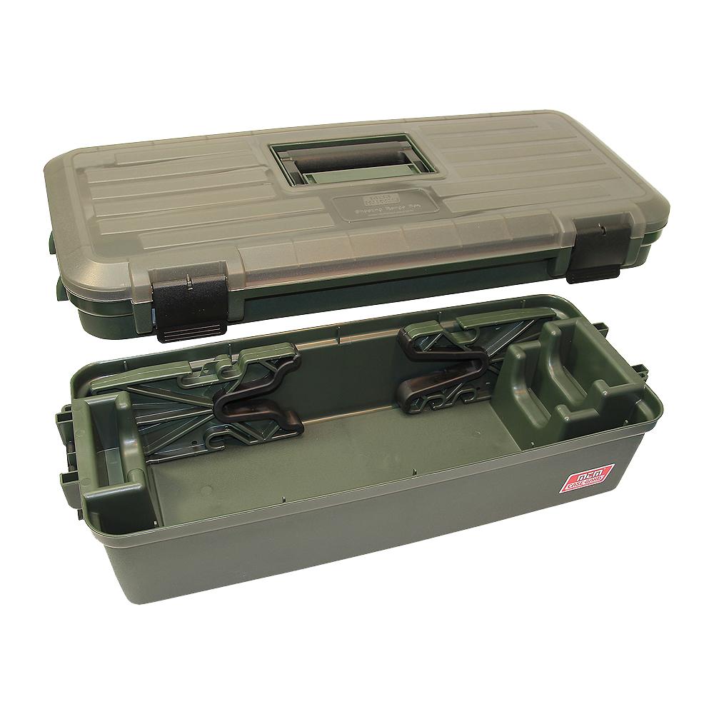 MTM Shooting Range Box, Plastic Forest Green