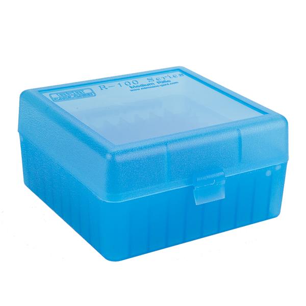 MTM Rifle RM-100 Series Flip-Top 100 Round Plastic Ammo Box,  22-250 Remington, 6.5 Creedmoor, 308 Winchester