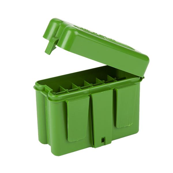 MTM Rifle R-20 Series Flip-Top Belt-Style 20 Round Plastic Ammo Carrier, Green