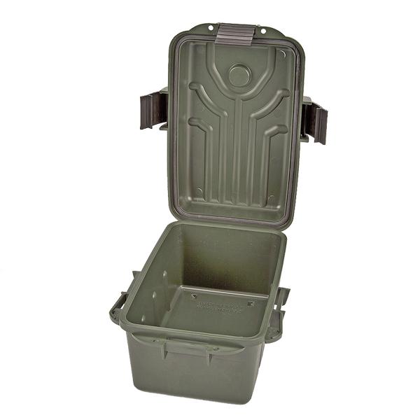 MTM Ammo Travel-Survivor Dry Box, Polymer 10" x 7" x 5" Forest Green