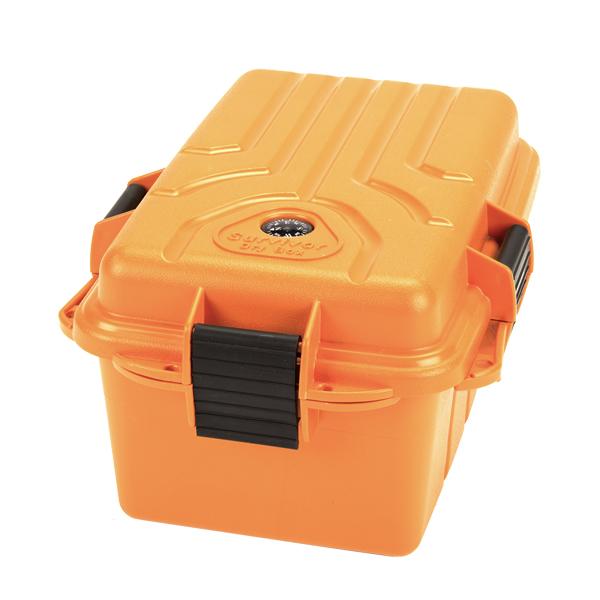 MTM Ammo Travel-Survivor Dry Box, Polymer 10" x 7" x 5" Orange