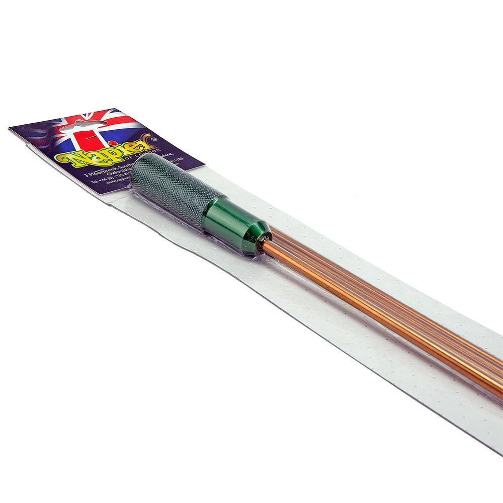 Napier Deluxe Brass 4-Pc Rifle Cleaning Rod