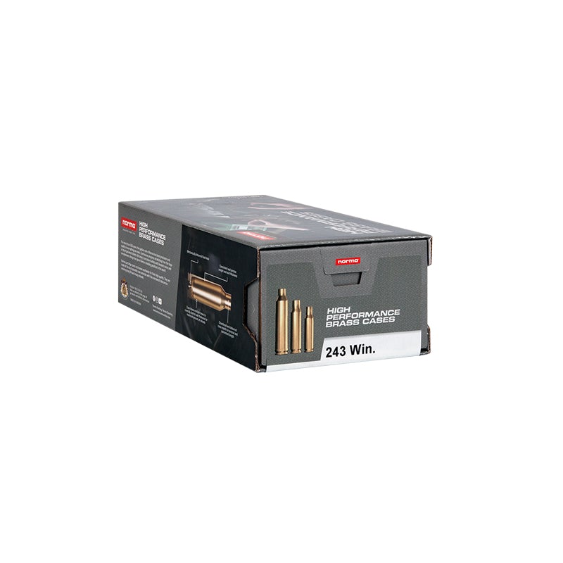 Norma high performance brass cases for 243 Winchester