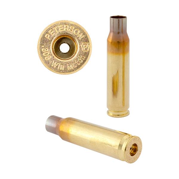 Peterson Brass .308 Winchester Match (SR Primer) Unprimed 50/Box