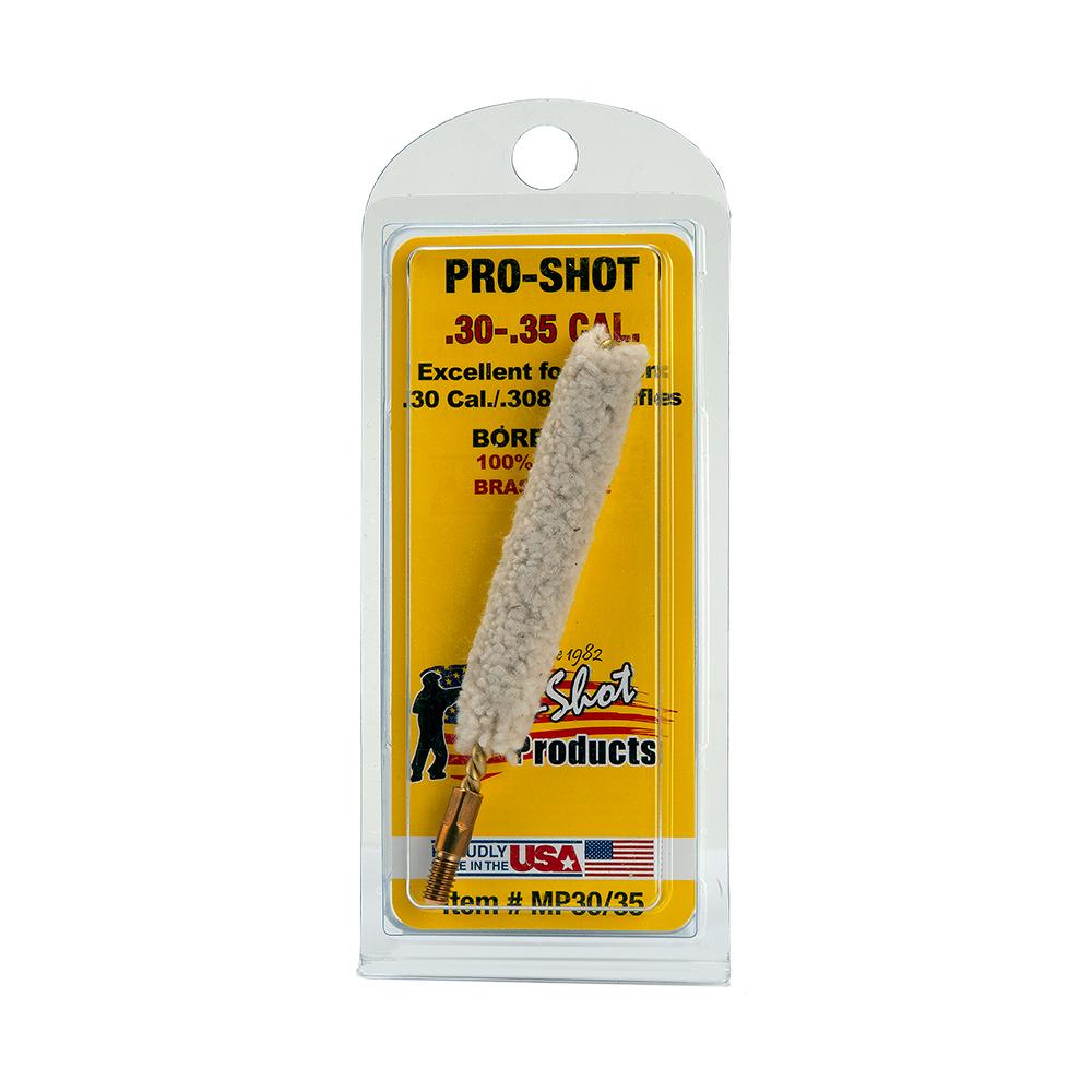 Pro-Shot Rifle Cotton Bore Cleaning Mop 30-35 Calibre 8-32 Thread