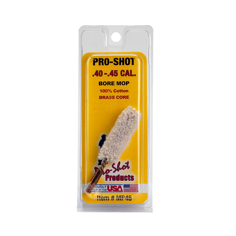 Pro-Shot Rifle Cotton Bore Cleaning Mop 40-45 Calibre 8/32 Thread