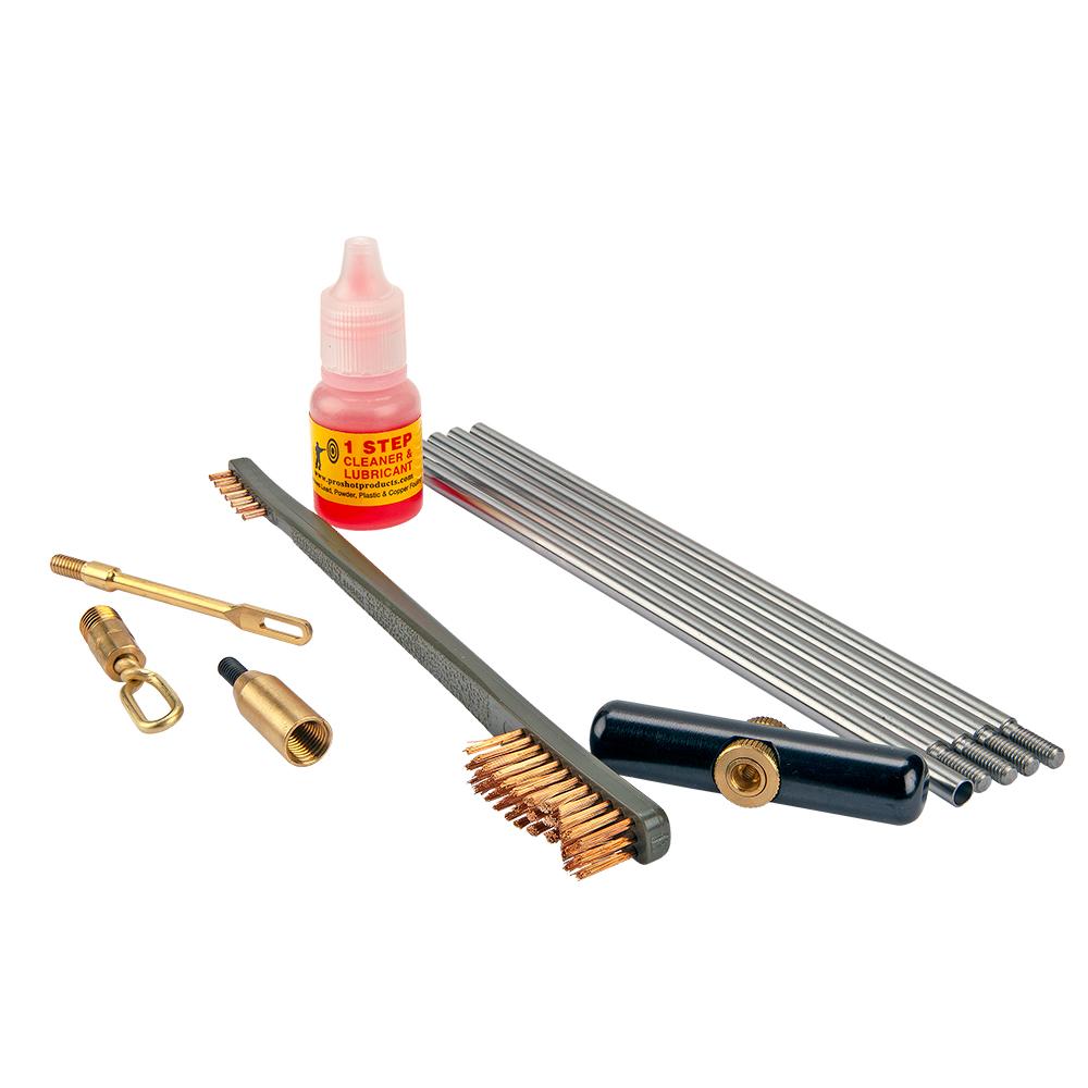 Pro-Shot Universal Gun Field Cleaning Kit, 5-Piece Stainless Steel 32-1/2 inch Rod, 8-32 Thread