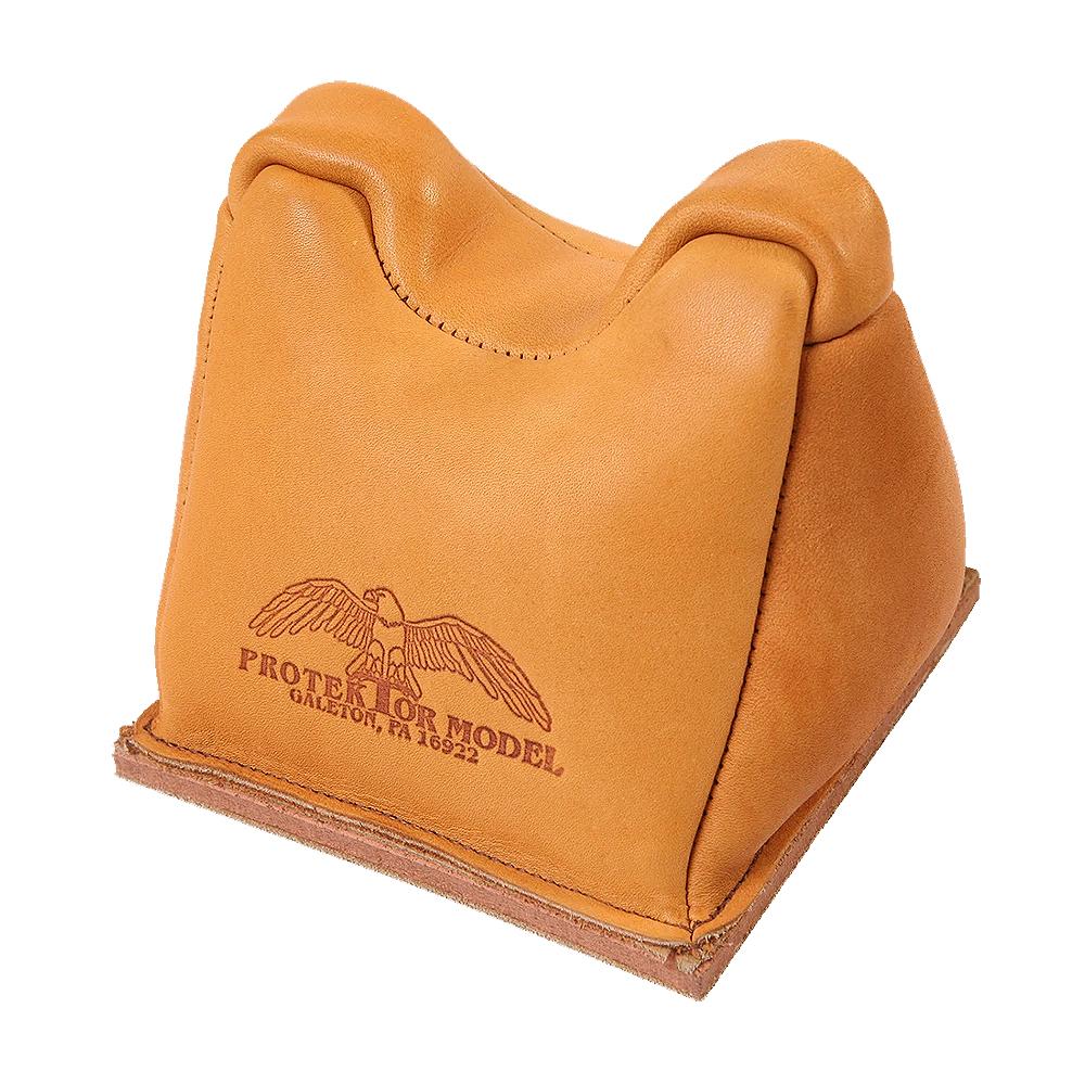 Protektor Model #7A Standard Front Shooting Rest Bag with Heavy Bottom  Tan Unfilled