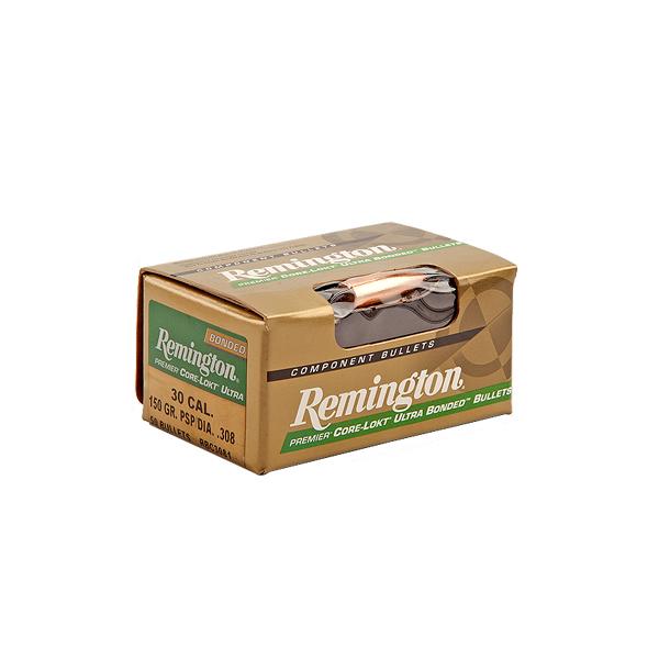 Remington Core-Lokt Ultra Bonded Bullets 30 Calibre (308 Diameter) 150 Grain Bonded Pointed Soft Point 50/Box