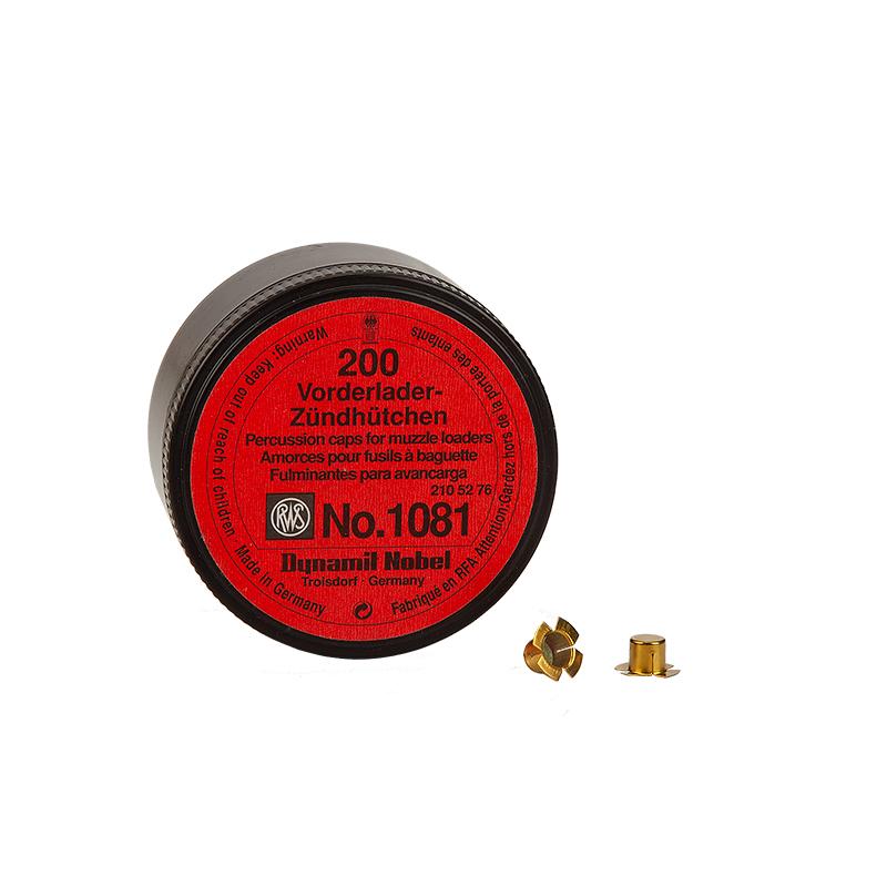  RWS Percussion caps SINOXID 1081 - Muzzle Loaders 