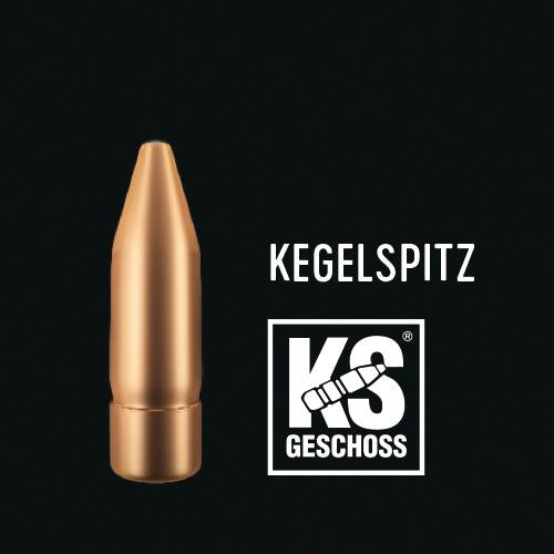 RWS KS Bullets 9.3MM (0.366" diameter) 247 Grain KS (Cone-Point), 50/Box
