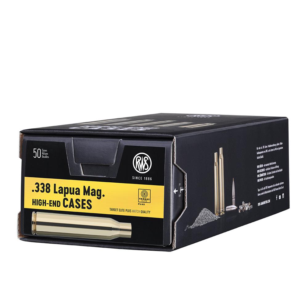 RWS Brass 338 Lapua Magnum Unprimed Rifle Brass 50/Box - * Special Order *