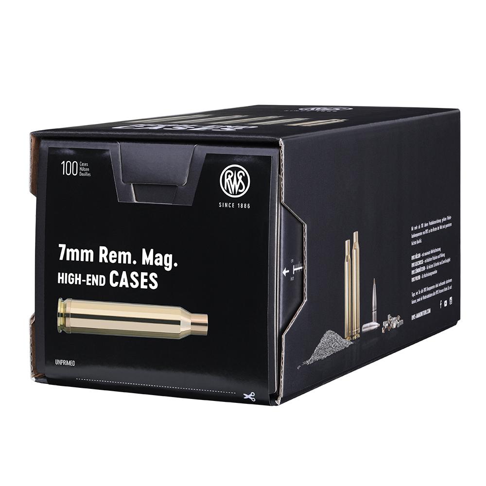 RWS Brass 7MM Remington Magnum Unprimed Rifle Brass 100/Box