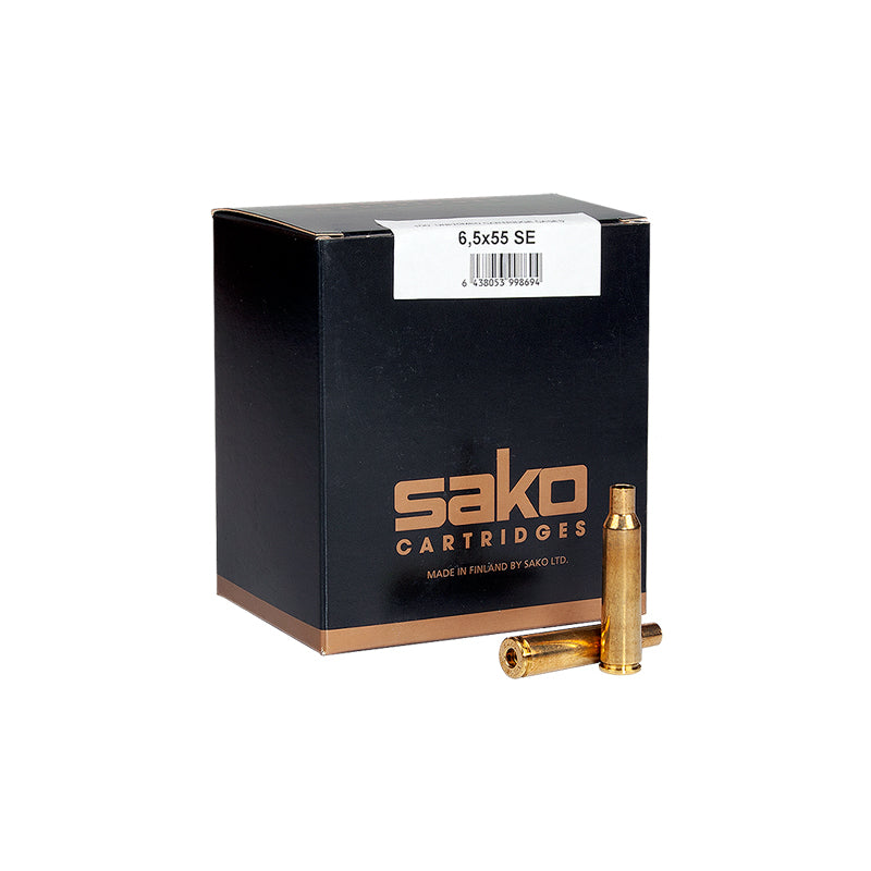 Sako Brass 6.5MM X 55 SE  Unprimed 100/Box
